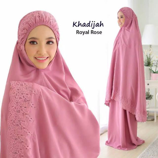 MUKENA SITI KHADIJAH BAHAN ROSELLA ORIGINAL