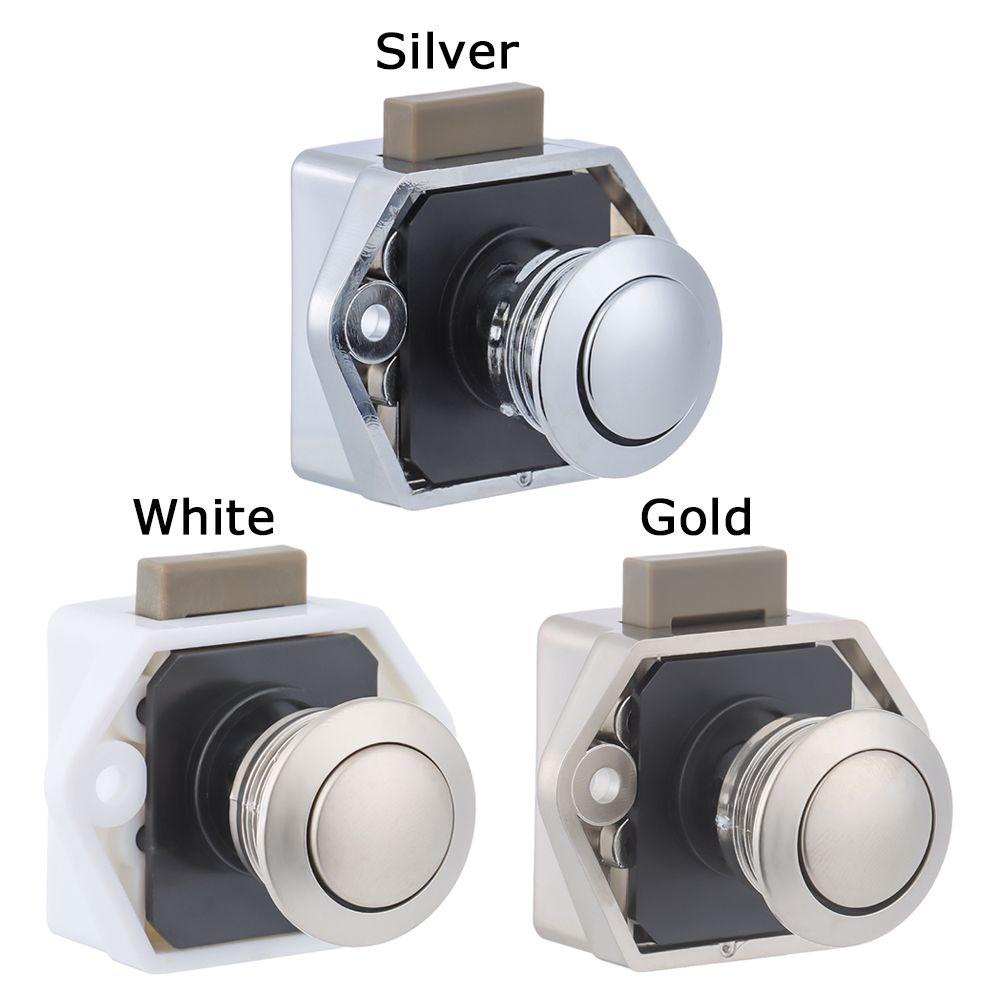 Suyo Push Button Latch Tahan Lama Zinc Alloy Kunci Laci Mobil Push Lock