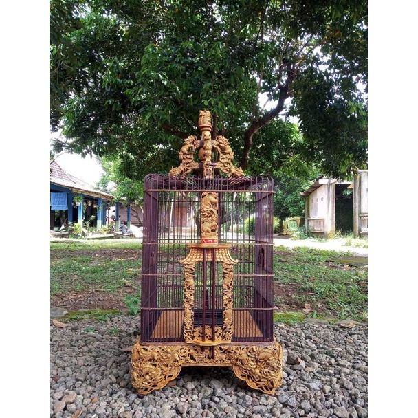 sangkar ukir motif kilin sangkar oval motif kilin sangkar anis oval sangkar anis oval ukir