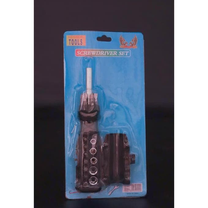 OBENG SET OBENG + KUNCI SOK MULTIFUNGSI PRAKTIS 17 IN 1 PROFESSIONAL SCREWDRIVER SET va359