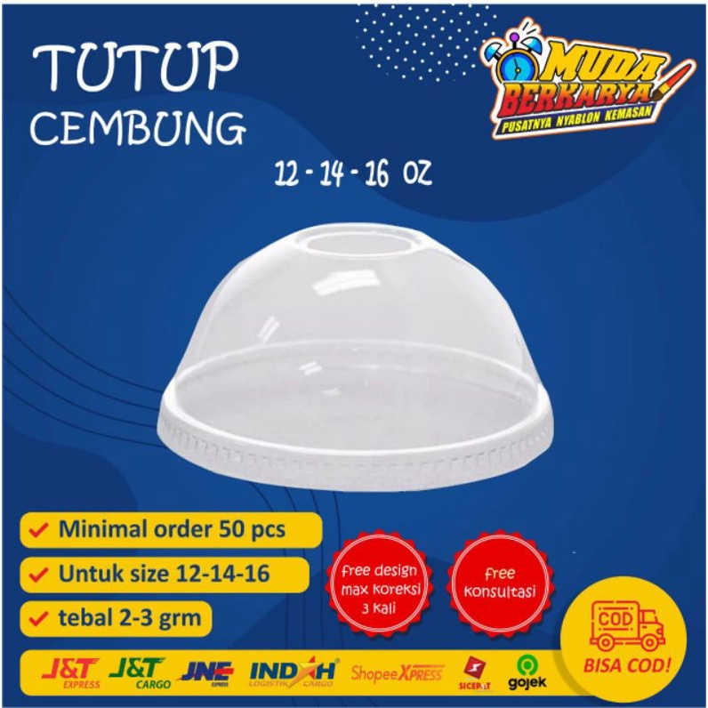 TUTUP CEMBUNG TUTUP CUP CEMBUNG TUTUP LID CEMBUNG TUTUP GELAS PLASTIK
