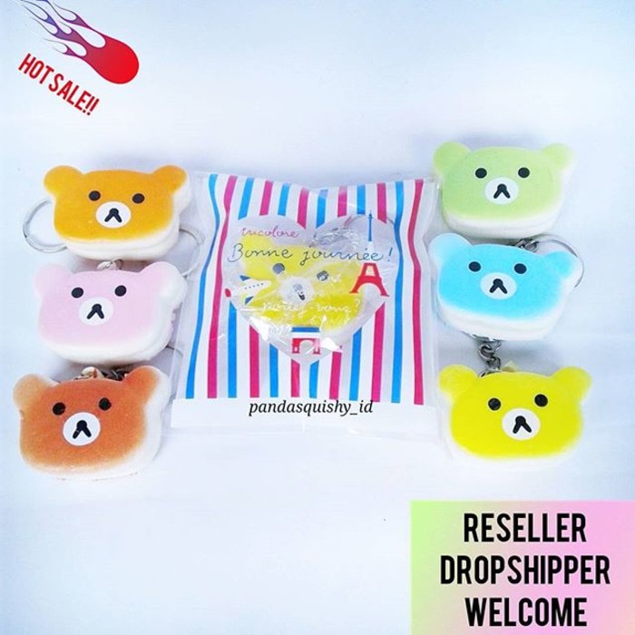 Termurah Squishy Mini Rilakuma Pancake Mirip Punimaru Slow Lucu