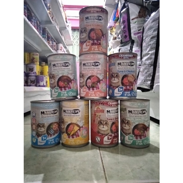 Markotop Kaleng 400g Alvarian Makanan kucing Markotop