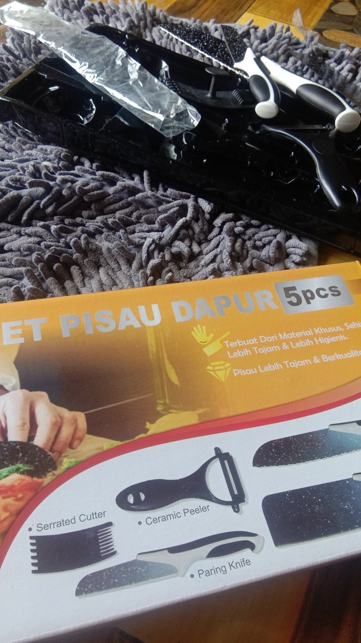 Pisau Set Batu Maifan 5in1