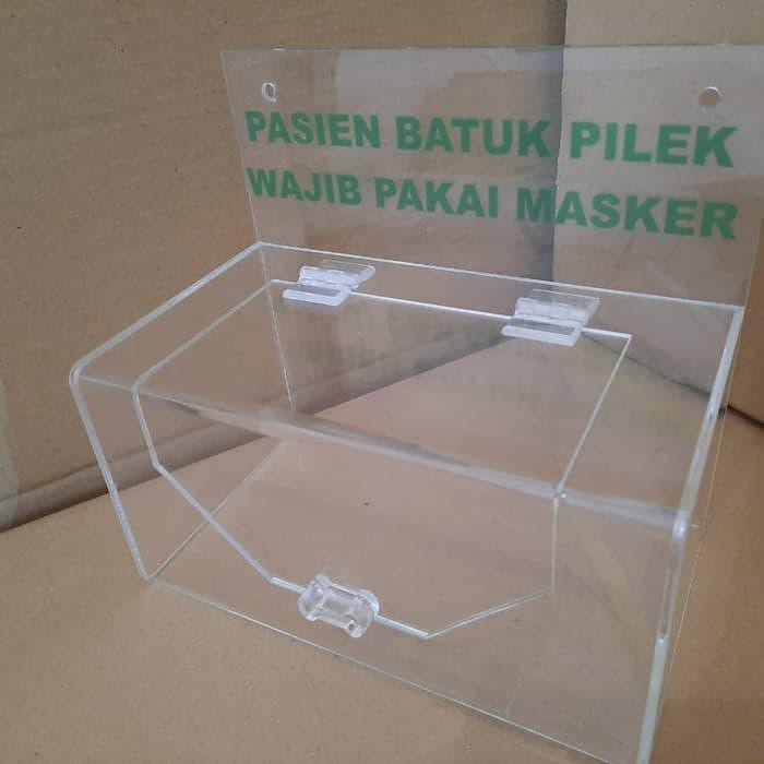Document Organizer / Akrilik Tempat Masker Medis , Acrylic Wadah Masker