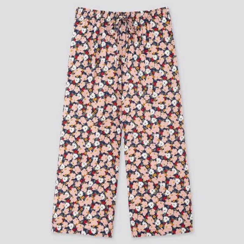 KULOT RELACO 3/4 MOTIF FLORAL/KULOT ORIGINAL UNIQL* RELACO PANT 3/4 TERBARU