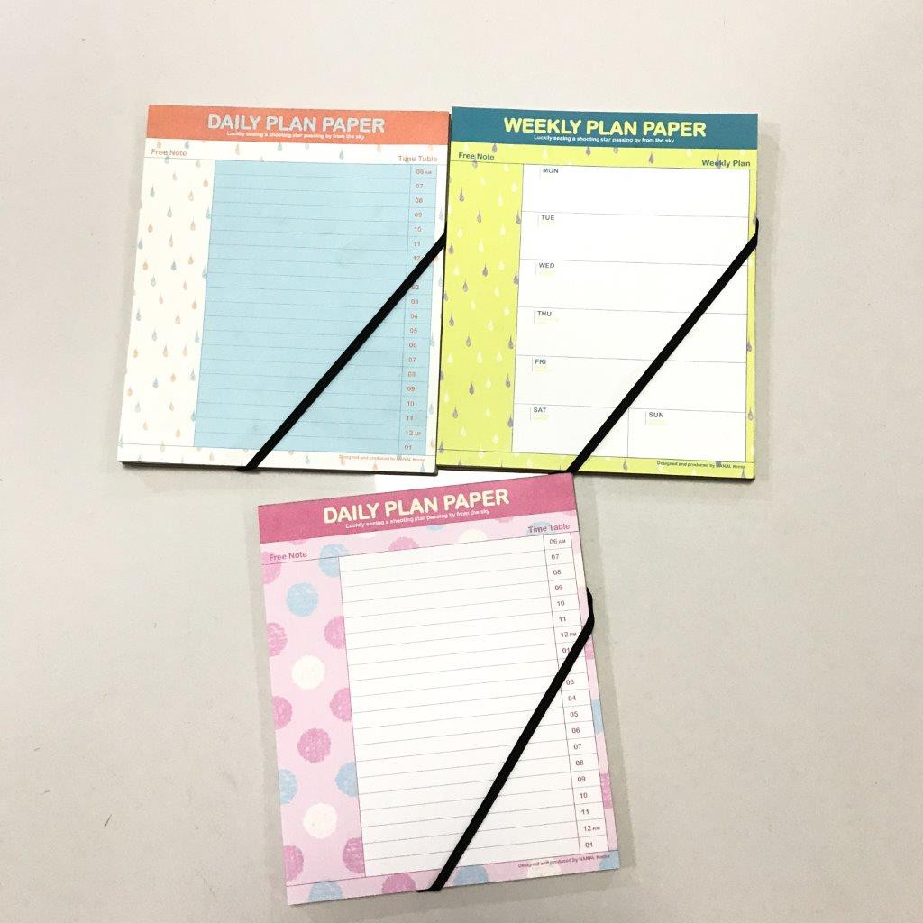 

Buku daily plan paper buku catatan harian buku jadwal