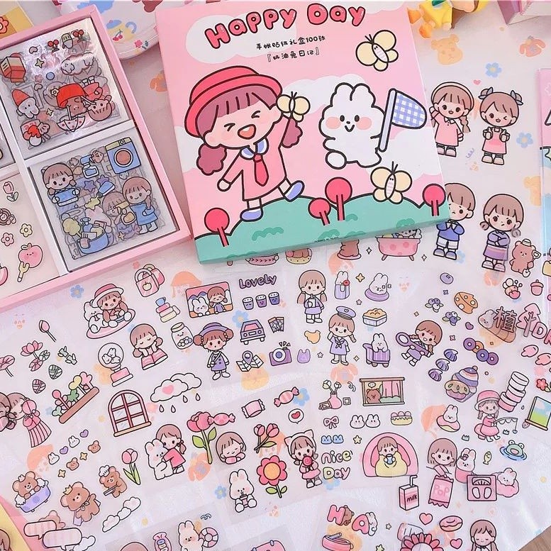 Sticker botol minum STIKER 2D - RANDOM - Per 1 stiker