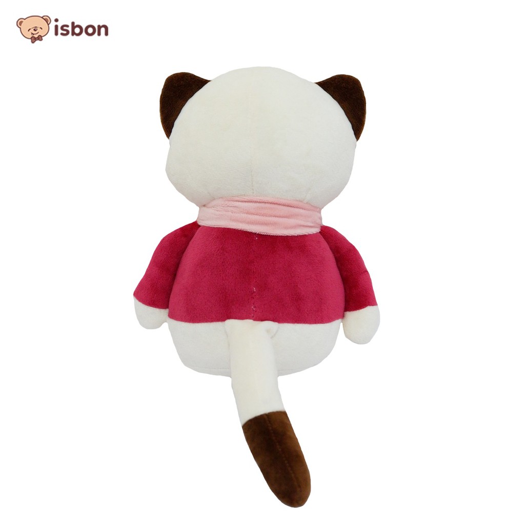 Boneka bayi kucing cat jacob baju merah lucu series baby syal plush cat mainan anak bayi bahan premium lulus SNI-istana boneka