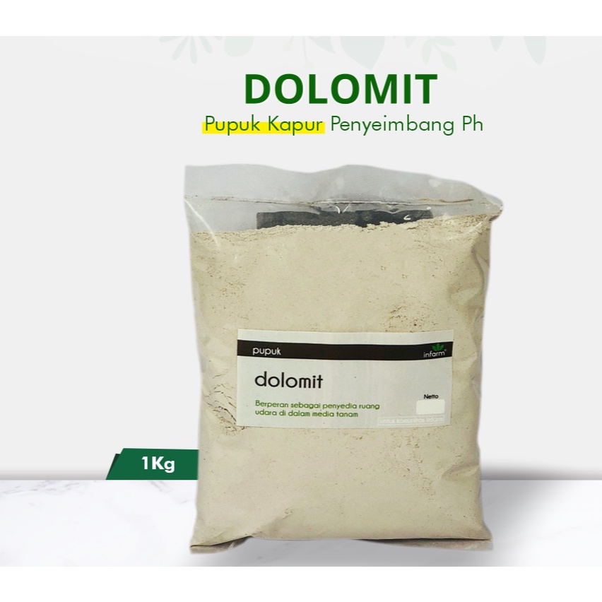 9Pupuk Kapur Pertanian Dolomit 1 kg