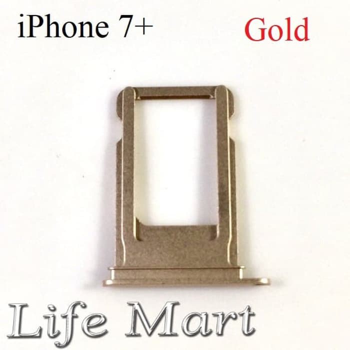 Sim Tray Tempat Kartu Iphone 7 Plus Imei Gold Sst7pg Shopee Indonesia