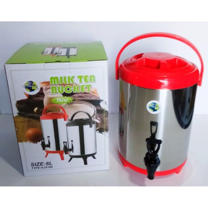 

DAPUR PERALATAN DAPUR MILK TEA BUCKET WATER 8 LITER - DISPENSER MINUMAN SERBAGUNA 8 LT