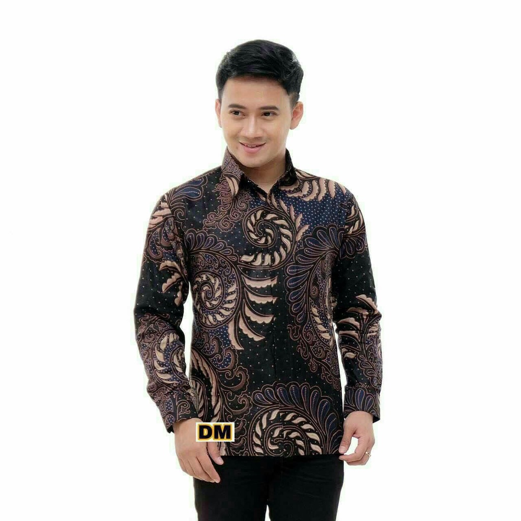 Pakaian Batik Pria Modern Elegan / Baju Batik Pria Kondangan Pernikahan / Batik Pria Dewasa Remaja-C