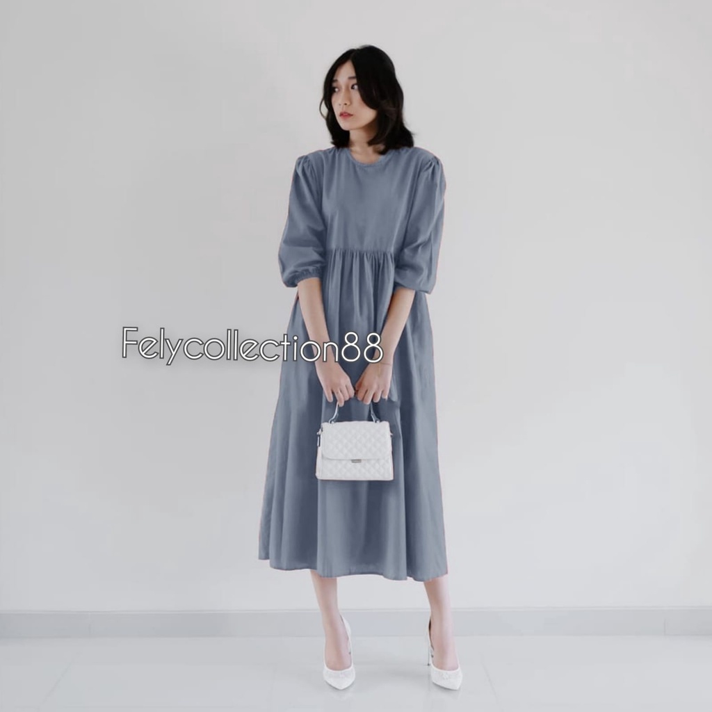 HARUMI MIDRESS PREMIUM //  DRESS MUSLIM WANITA TERBARU