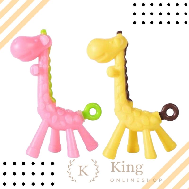 Teether Bayi Model Giraffe Jerapah Lucu Bpa Free