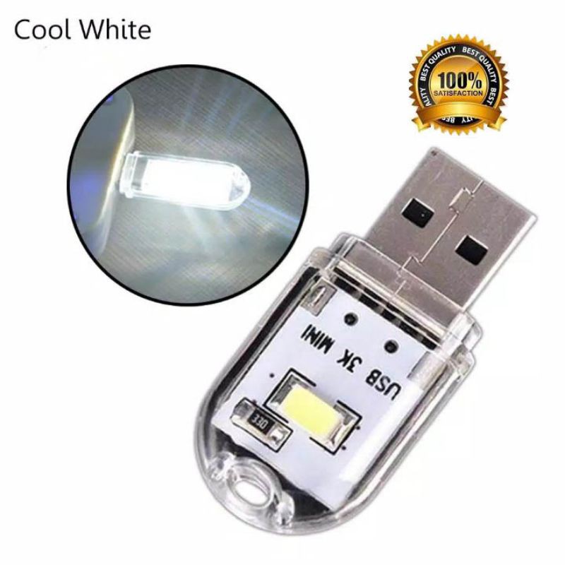 Mini led usb 2 mata led lampu tidur lampu darurat lampu camping