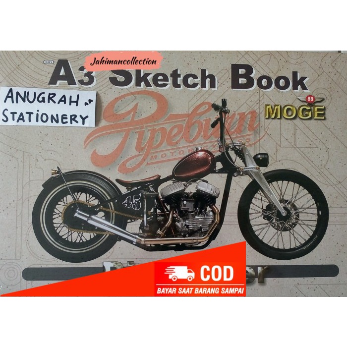 

✨ BISA COD ✨ Sketch book A3 KIKY besar