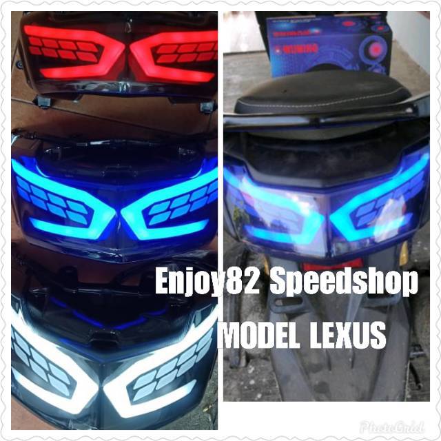 lampu stop lamp Led nmax old model lexus