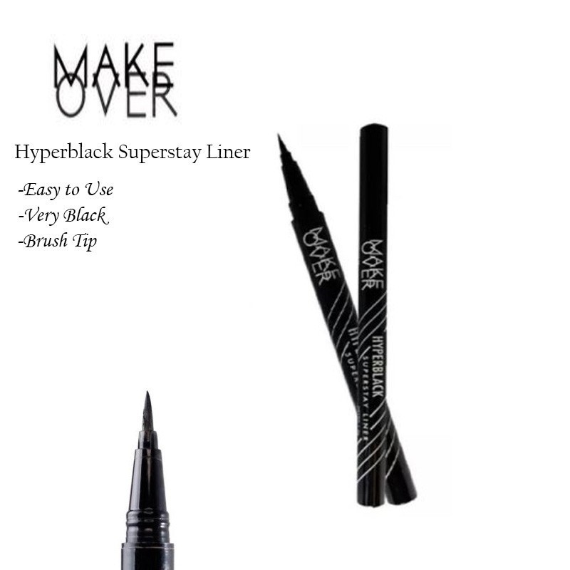 MAKE OVER Hyperblack Superstay Liner | Makeover Eyeliner Pen Eye Liner by AILIN