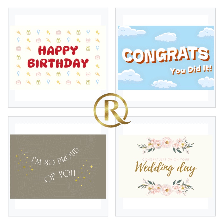 Kartu Ucapan Greeting Card Wedding Card Birthday Card