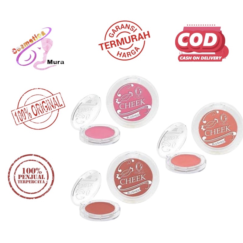 (ci,x) MADAME GIE BLUSH ON SINGLE PADAT HYPER PIGMENTED - PERONA PIPI BLUSED