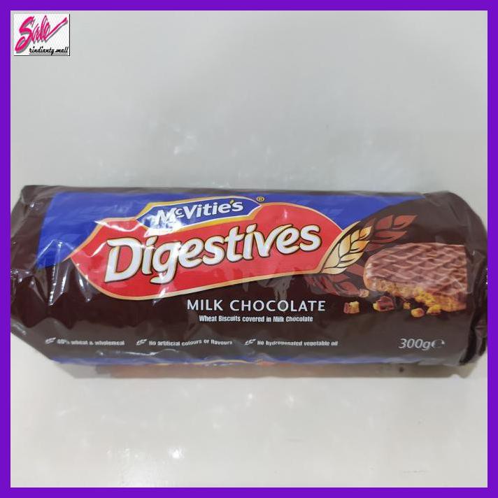 

RETLEMCOKLAT- MCVITIES DIGESTIVES MILK CHOCOLATE 300 GRAM ORI AUSTRALIA -ASLII.