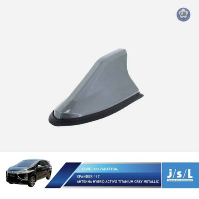 JSL Antena Sharkfin Xpander Warna Titanium Grey