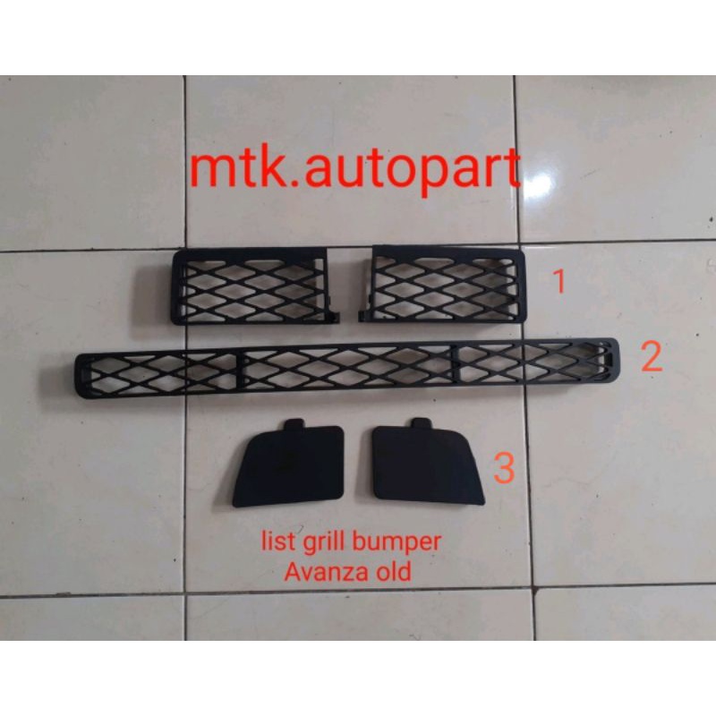 LIS GRILL RADIATOR BUMPER DEPAN AVANZA XENIA 2006 VVTI
