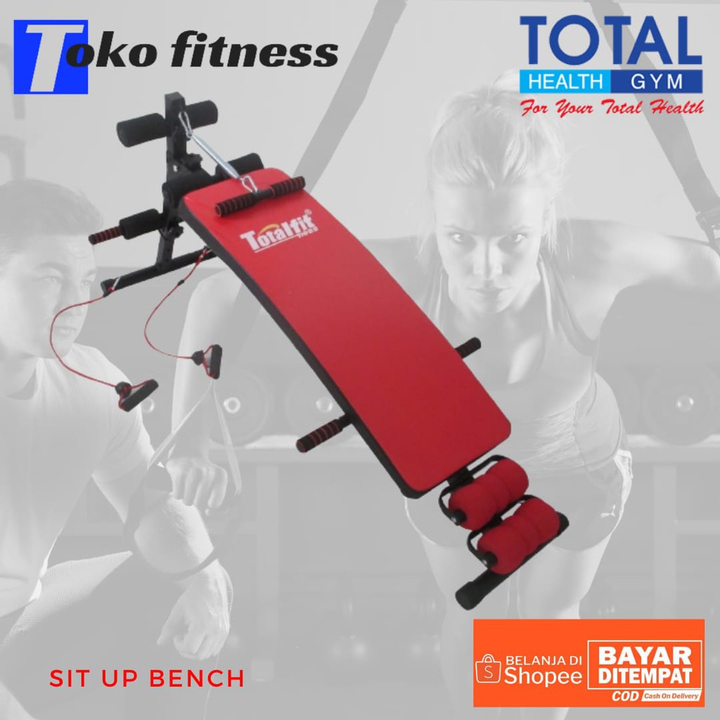 Sit Up Bench 3 Fungsi Olahraga Total fitness