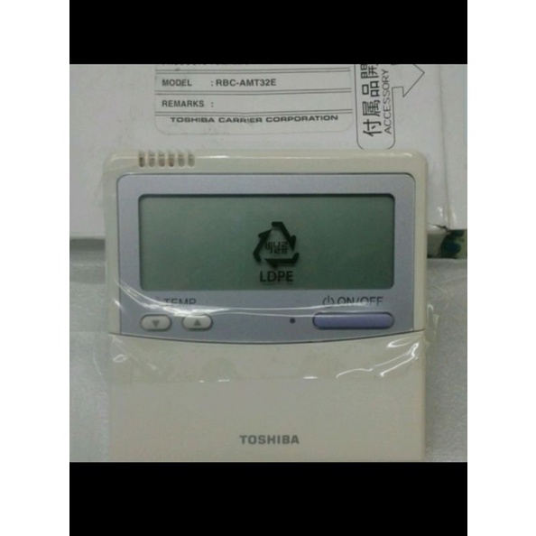 REMOTE REMOT AC TOSHIBA KASET RBC-AMT32E ORIGINAL ASLI