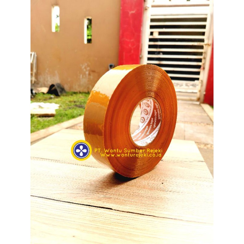 

Lakban Coklat Jumbo 45mm x 500 Yard ( dijamin asli 457 meter )