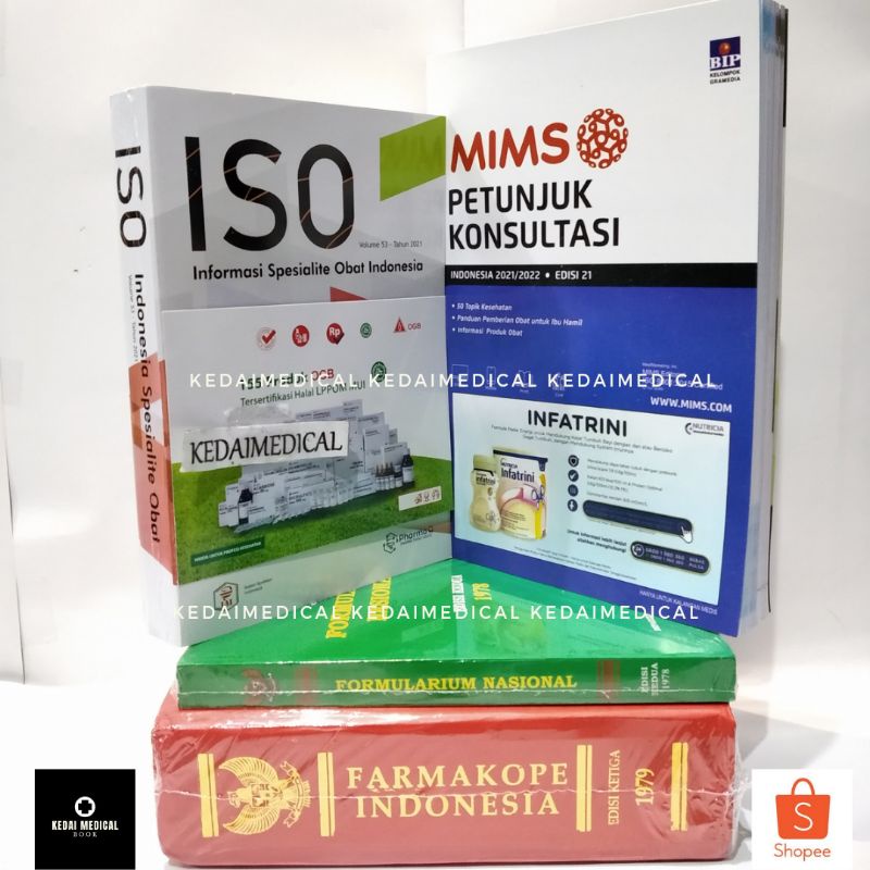 PAKET 4 BUKU MIMS terbaru, ISO VOL.53, FORNAS dan FI 3 TERLARIS