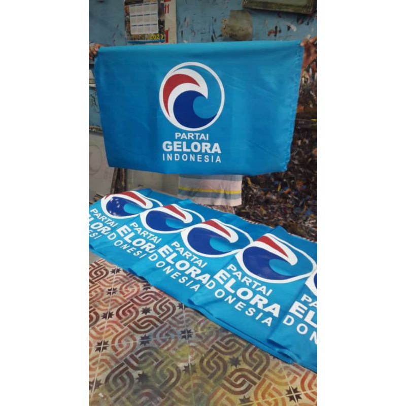 bendera Partai GELORA Indonesia 60x90 isi 50