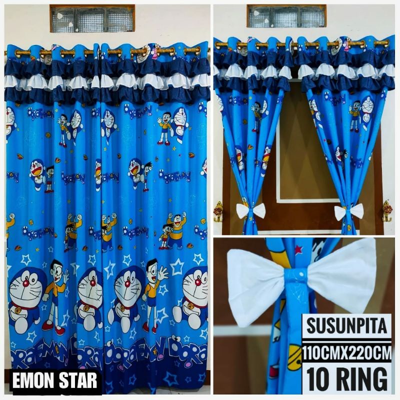 GORDEN RUMBAI SUSUN PITA SEMOKRING 10 MOTIF EMONS STAR