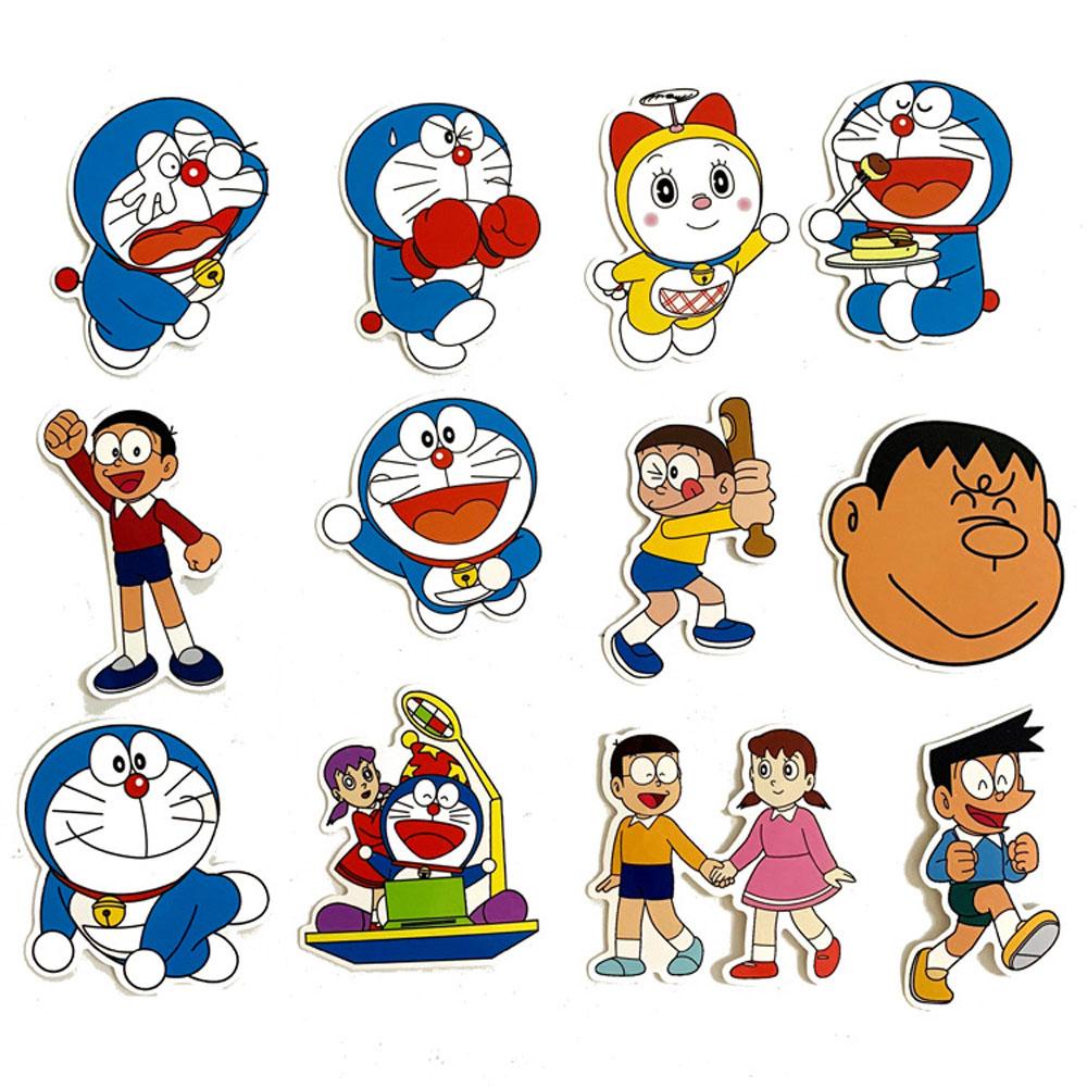 Agustina Doraemon Stiker 60Pcs/pack Notebook Dekorasi Planner Journal Diary Album Sticker