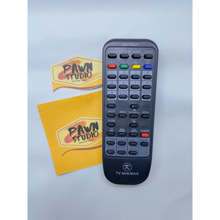REMOTE TV MINIMAX / tv tabung polytron MINIMAX