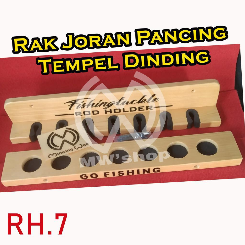 Rak Joran Pancing Tempel Dinding RH.7
