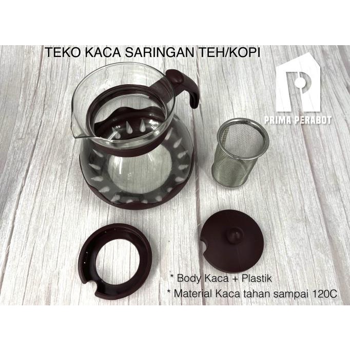 Ready Oke] Teko Saring Teh /Teapot Coffepot 1500 Ml Nagako