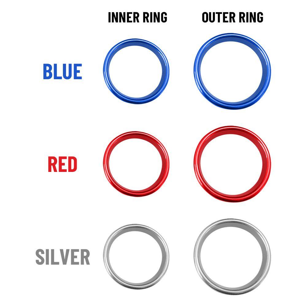 Solighter 4pcs Ring Fitting AC Mudah Dipasang