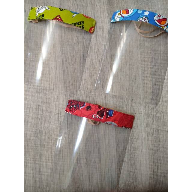 FACE SHIELD ANAK KARAKTER/FACE SHIELD ANAK/FACE SHIELD ANAK MURAH/FACE SHIELD SIMPLE