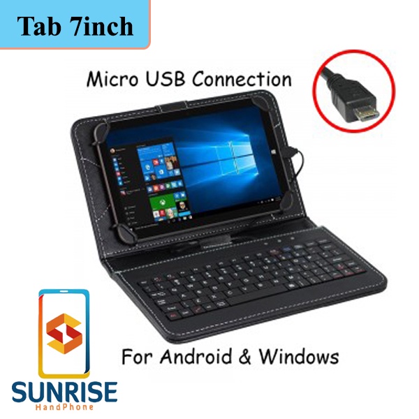 Universal Keyboard Case Micro USB Android Windows Tablet 7 Inch Promo