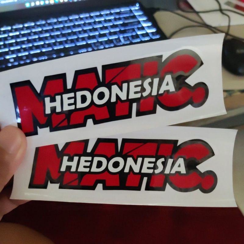 STICKER MATIC.HEDONESIA