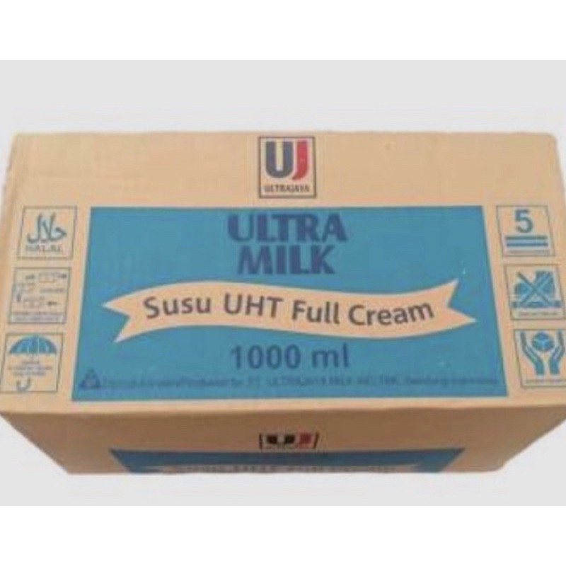 

Susu Ultra Milk Full Cream 1000ml / Susu Ultra Milk Cokelat 1000ml / Susu Ultra 1 Liter 1 dus