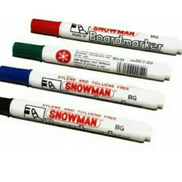 

● Spidol Boardmarker snowman-merah [isi 12 pcs] ◊