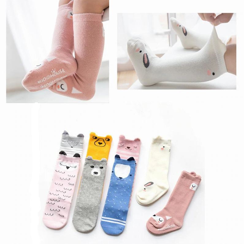 GM372 COD Kaos Kaki Panjang Bayi ala Korea / Kaos Kaki Anti Slip Panjang Bayi