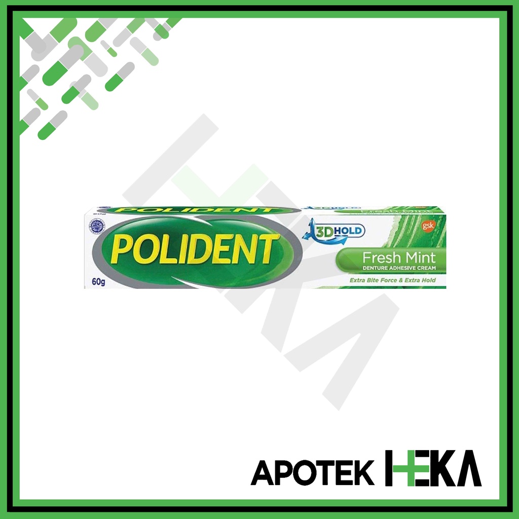 Polident Fresh Mint - Lem Perekat Gigi Palsu (SEMARANG)