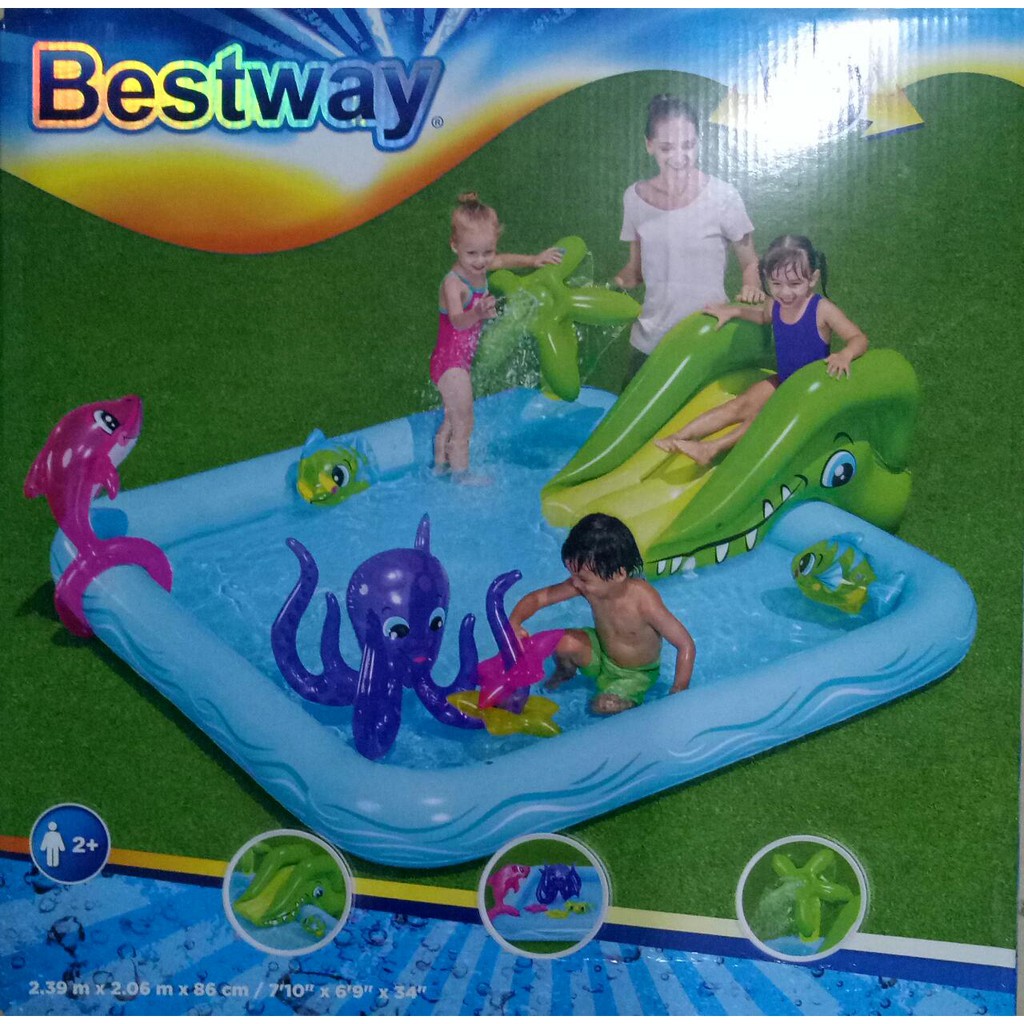 Kolam Renang Anak Bestway Fantastic Aquarium Play Pool #bestway 53052