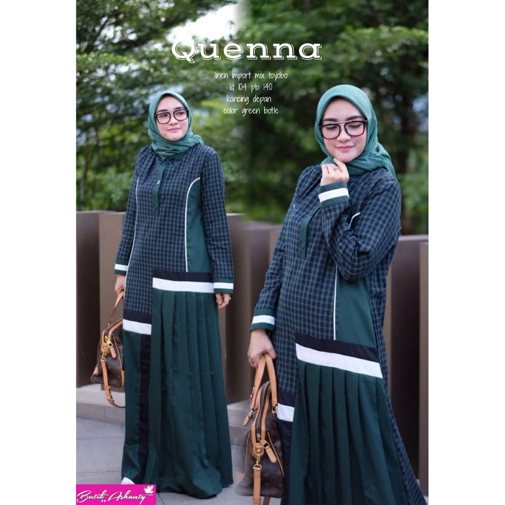 Gamis Quenna Dress Syari By Ashanty