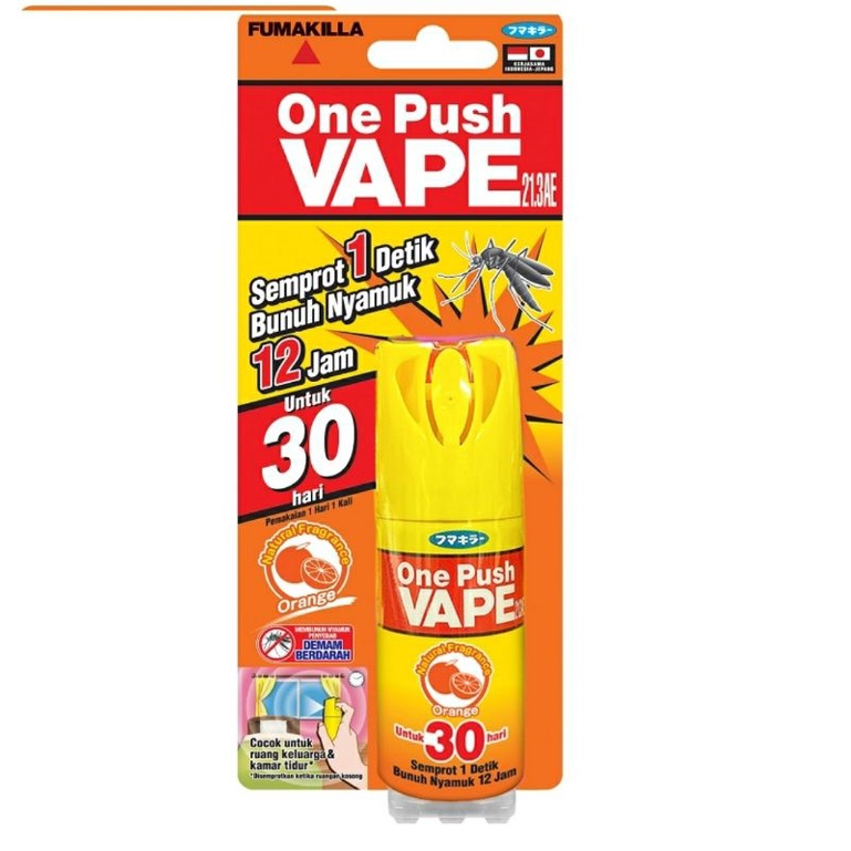 ONE PUSH VAPE 30 HARI ORANGE