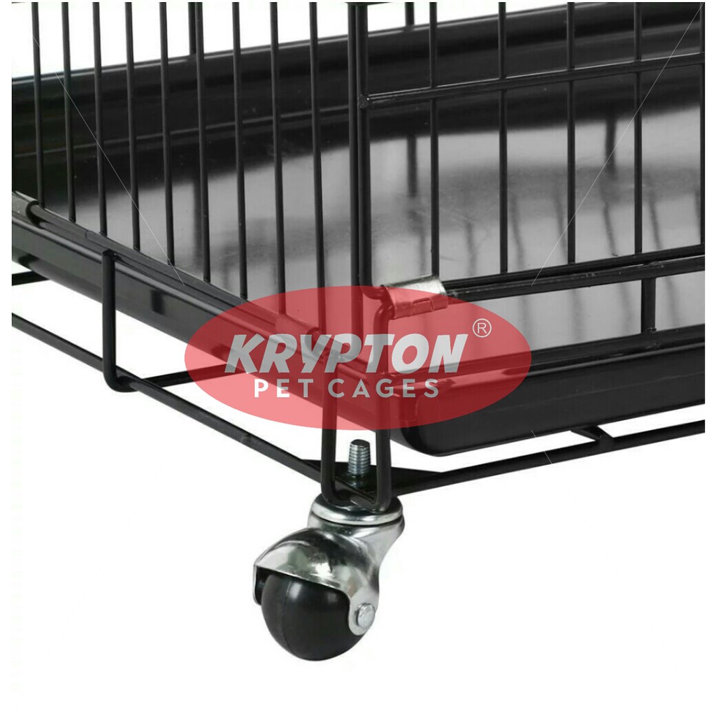 Kandang Kucing Tingkat 3 Size L 90x60x45 + Roda (Muat 3-4 Ekor Kucing)